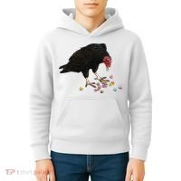 Eat Your Heart Out Turkey Vulture Snack Attack Kids Hoodie thumb 4