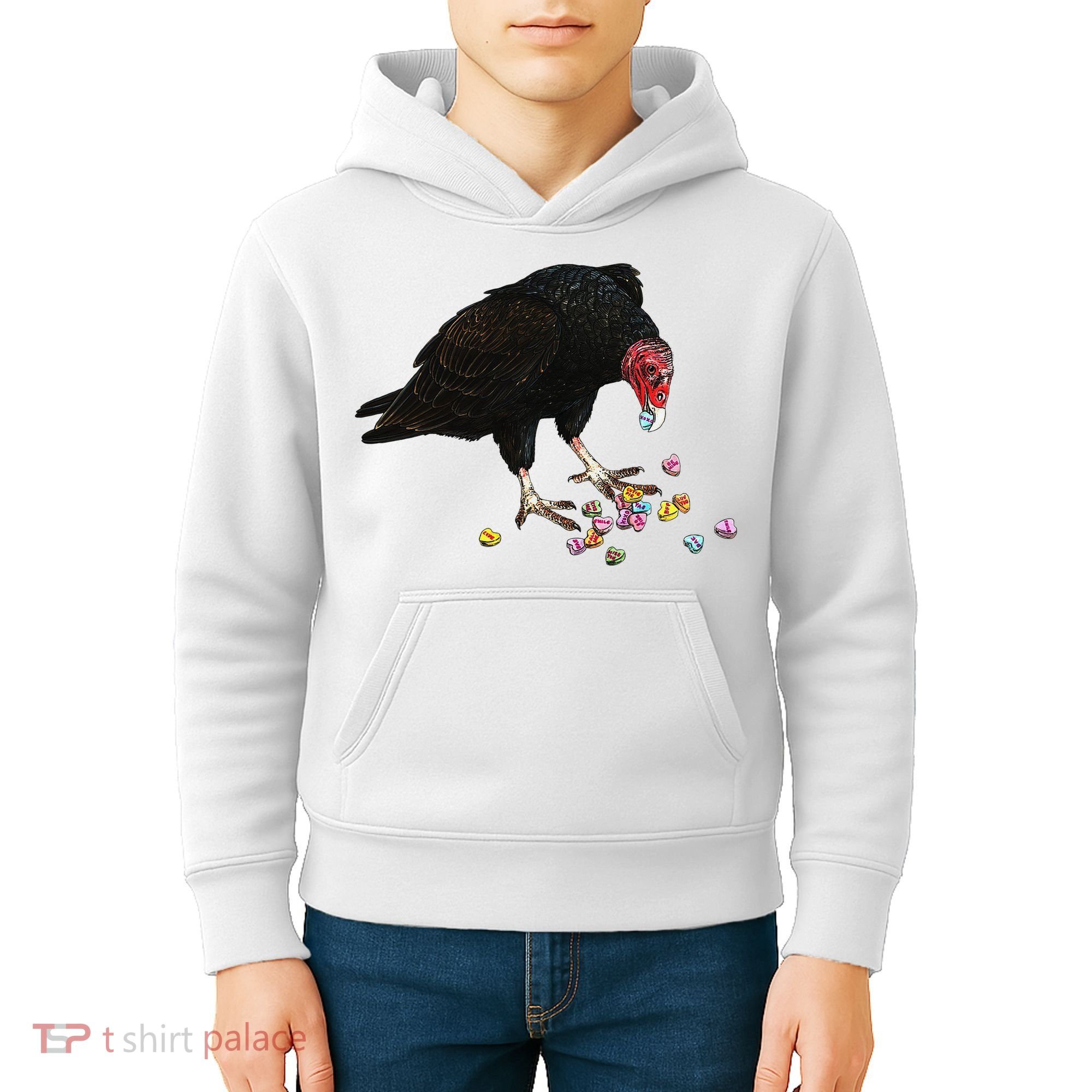Eat Your Heart Out Turkey Vulture Snack Attack Kids Hoodie