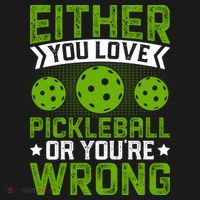 Either You Love Pickleball Gift For Pickleball Player Backpack thumb 2