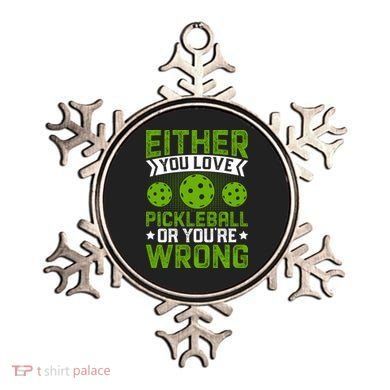 Either You Love Pickleball Gift For Pickleball Player Ornament