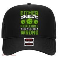 Either You Love Pickleball Gift For Pickleball Player Hat thumb 0