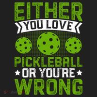 Either You Love Pickleball Gift For Pickleball Player Hat thumb 2