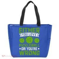 Either You Love Pickleball Gift For Pickleball Player Tote Bag thumb 0