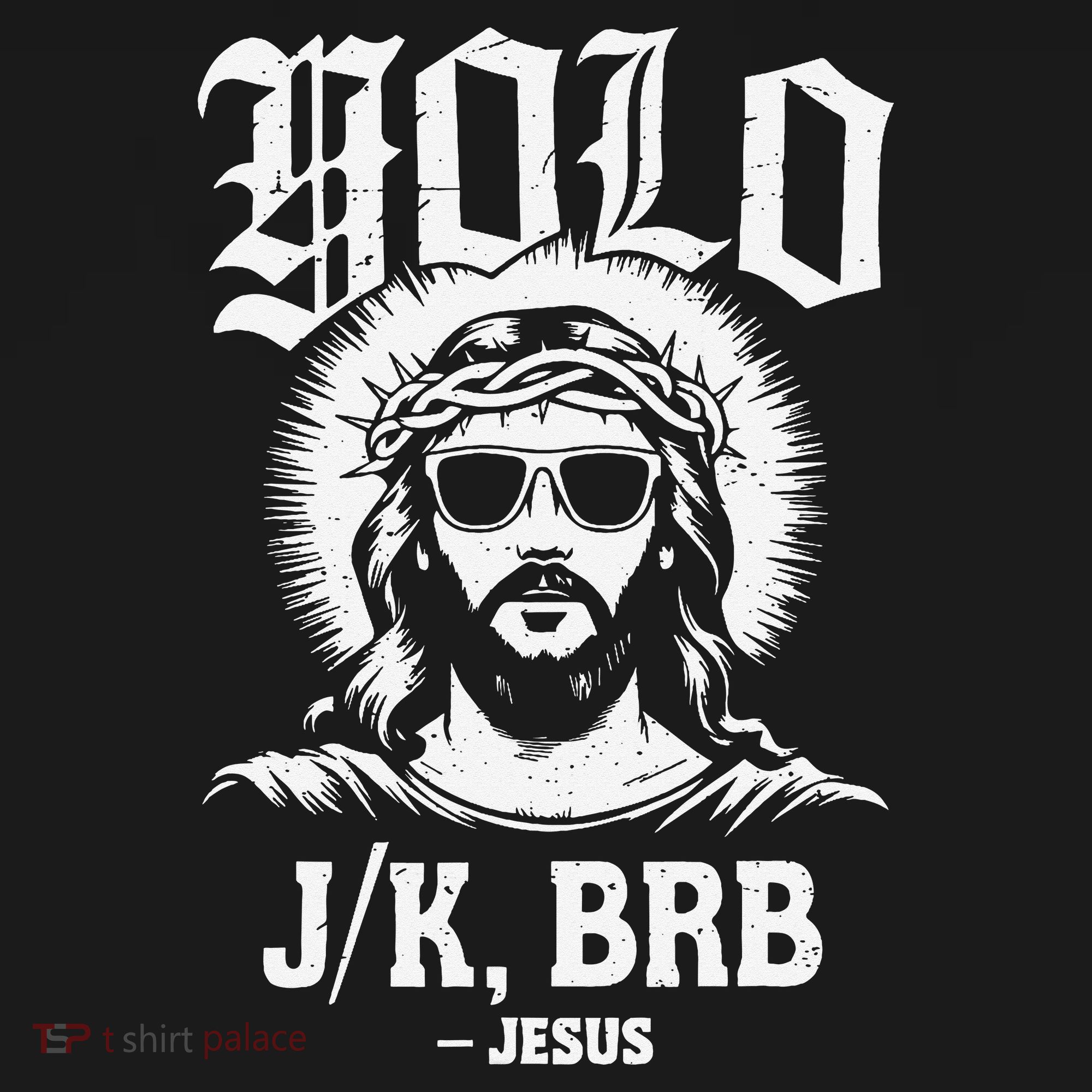 Easter Yolo Lol Jk Brb Jesus Funny Christian Teen Women's Tank Top