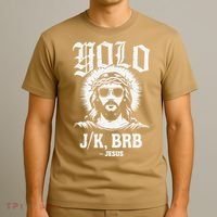 Easter Yolo Lol Jk Brb Jesus Funny Christian Teen T-Shirt thumb 3