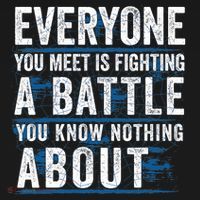 Everyone You Meet Is Fighting A Battle You Know Nothing About Baby Bodysuit thumb 2