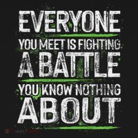 Everyone You Meet Is Fighting A Battle You Know Nothing Women's Hoodie thumb 2