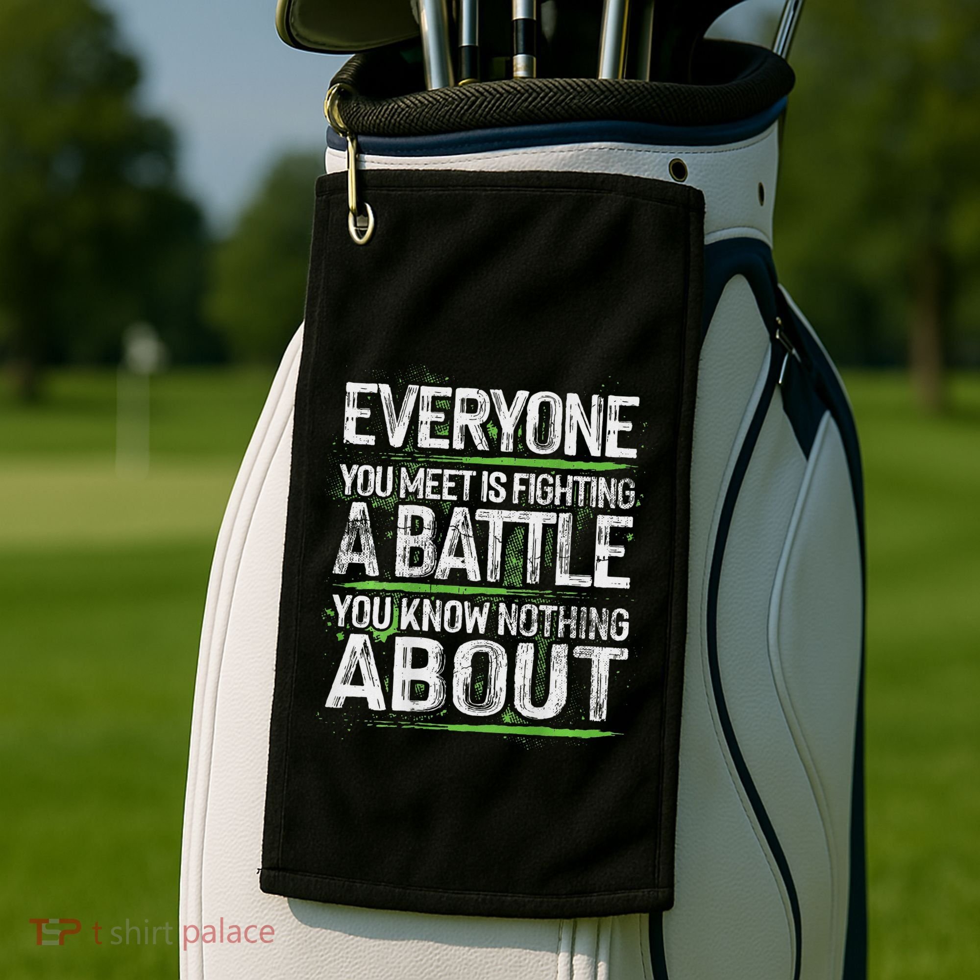 Everyone You Meet Is Fighting A Battle You Know Nothing Golf Towel