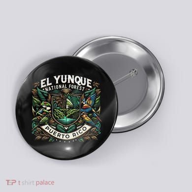El Yunque National Fores Wildlife Puerto Rico Button