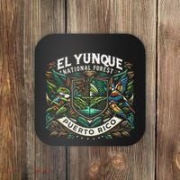 El Yunque National Fores Wildlife Puerto Rico Coaster thumb 0