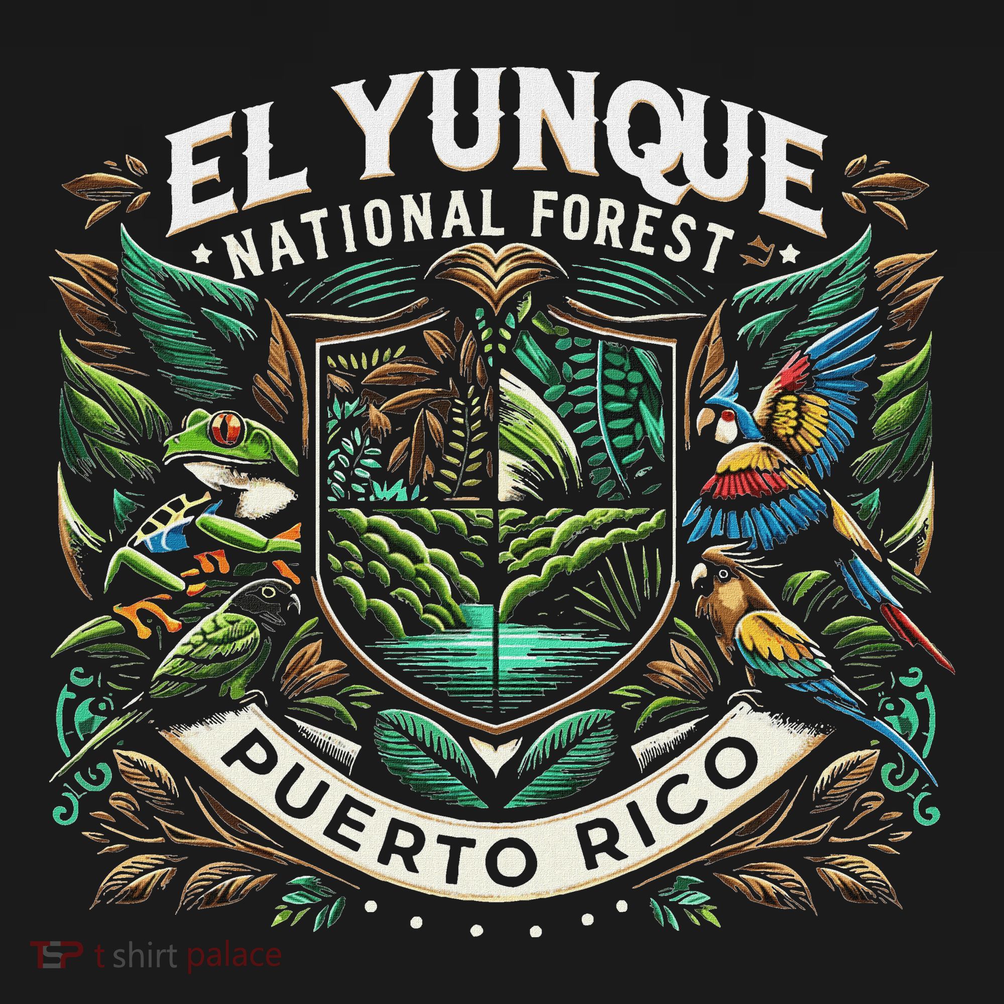 El Yunque National Fores Wildlife Puerto Rico Women's Hoodie