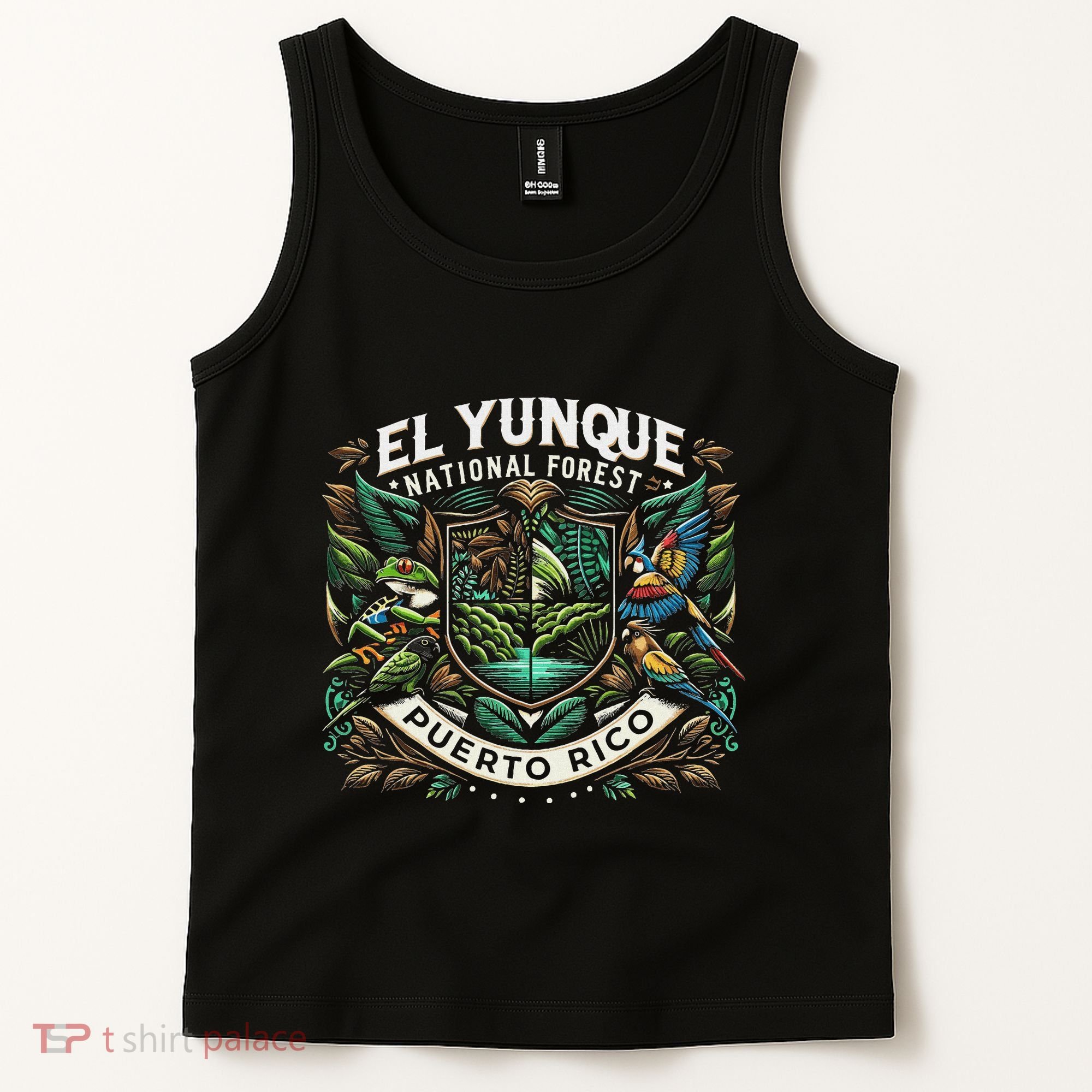 El Yunque National Fores Wildlife Puerto Rico Tank Top