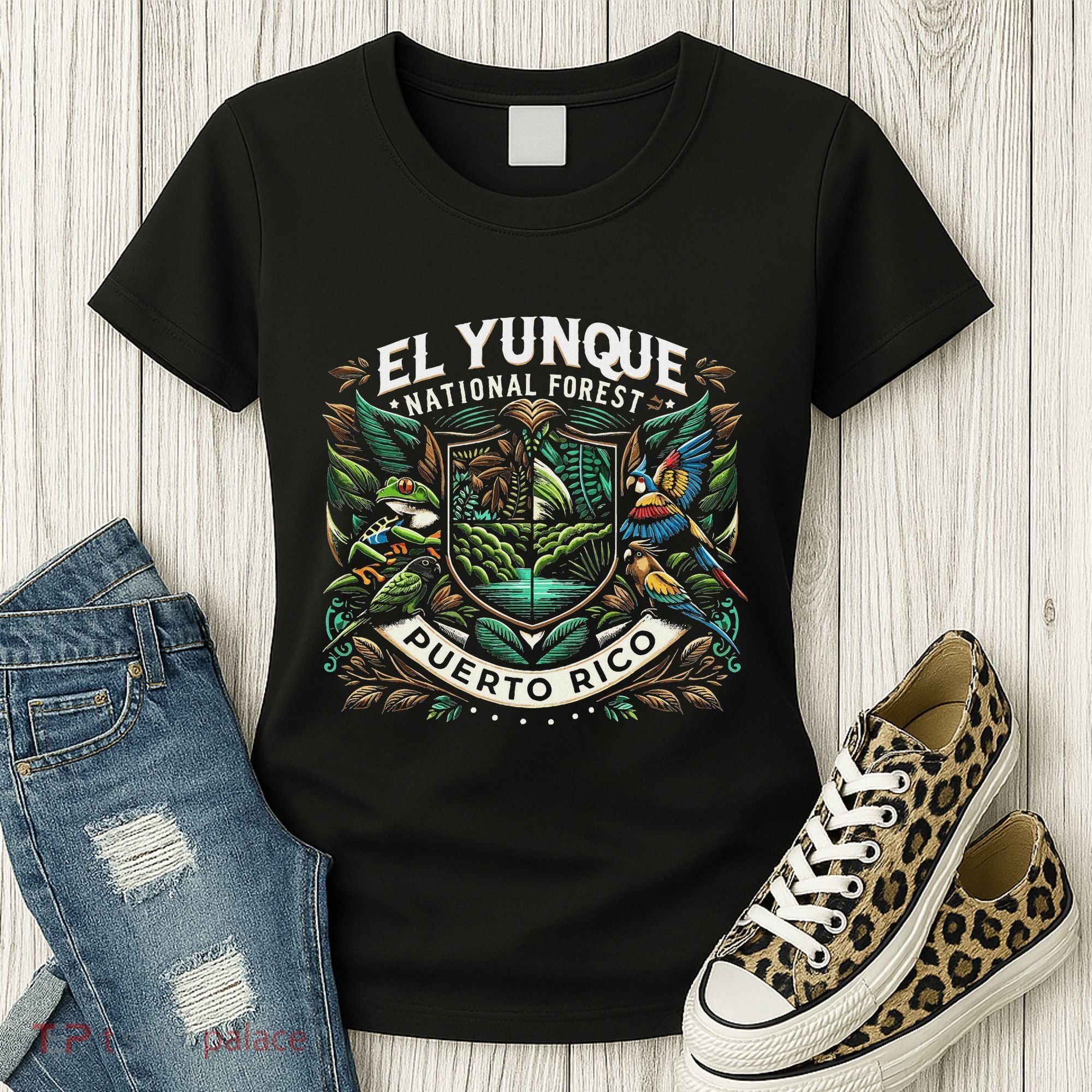 El Yunque National Fores Wildlife Puerto Rico Women's T-Shirt