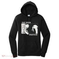 Eat Your Protein A.N.I.M.E Gym Pump Bodybuilding Fitness Women's Hoodie thumb 0