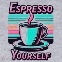 Espresso Yourself Retro Funny Coffee Lover Women's Sweatshirt thumb 2