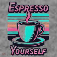 Espresso Yourself Retro Funny Coffee Lover Toddler Hoodie thumb 2