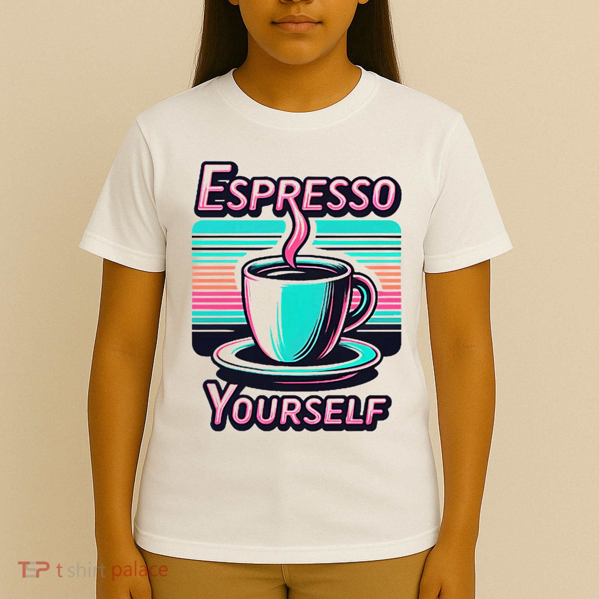 Espresso Yourself Retro Funny Coffee Lover T-Shirt