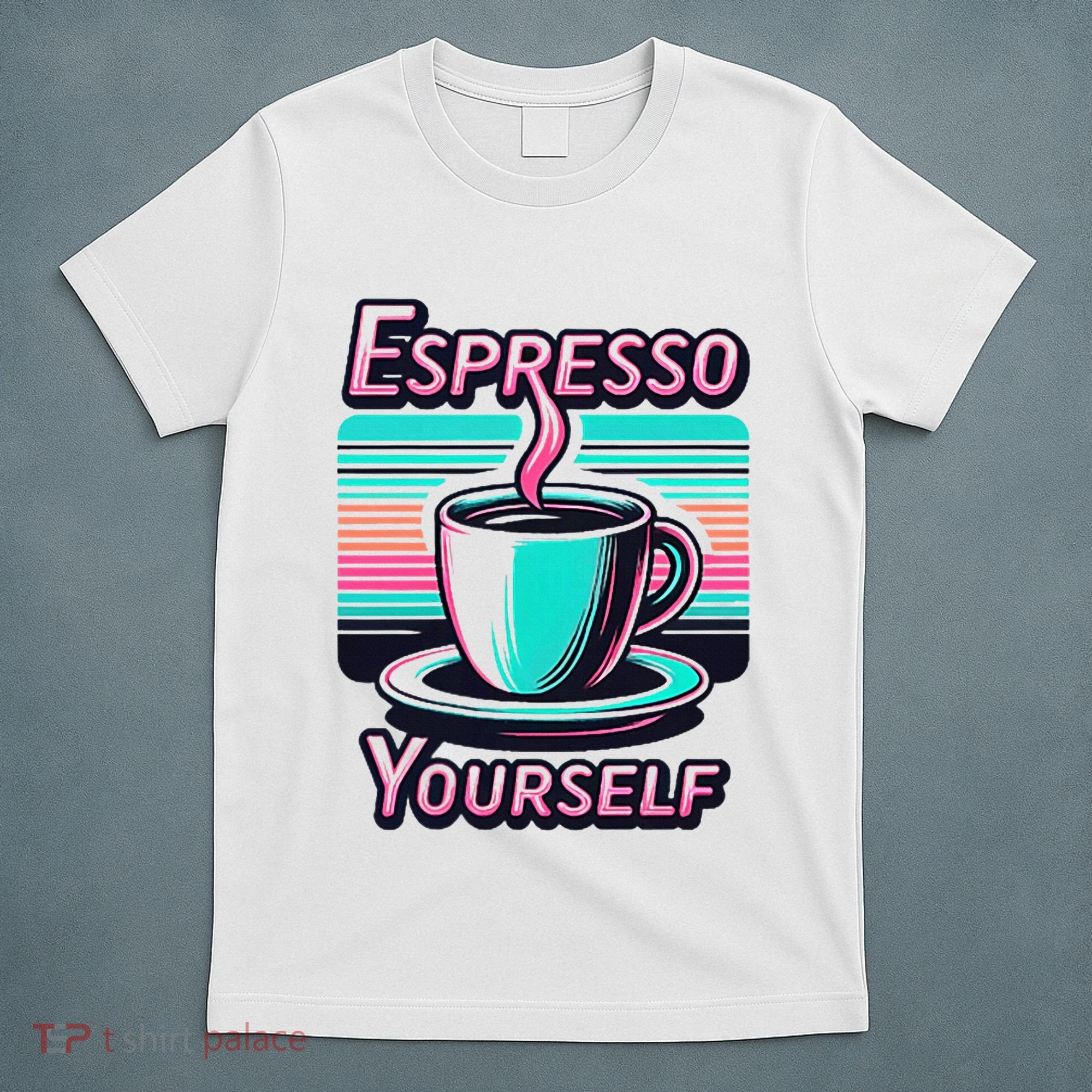 Espresso Yourself Retro Funny Coffee Lover T-Shirt