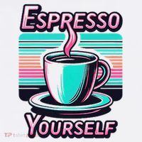 Espresso Yourself Retro Funny Coffee Lover Baby Bodysuit thumb 2