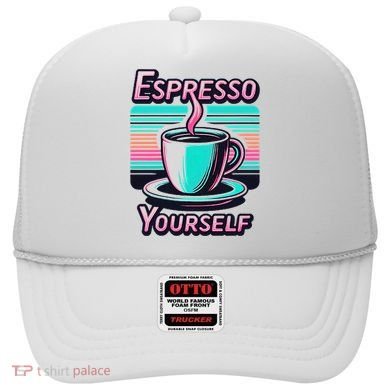 Espresso Yourself Retro Funny Coffee Lover Hat