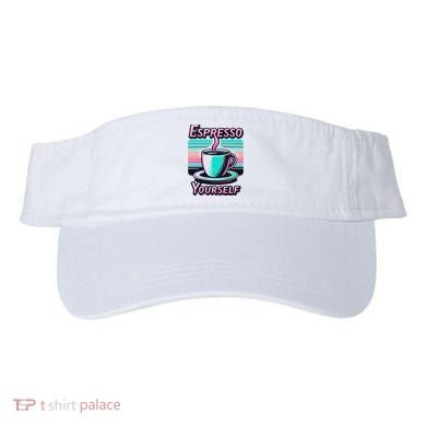 Espresso Yourself Retro Funny Coffee Lover Visor