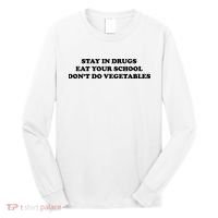 Eat Your School Don't Do Vegetables Long Sleeve Shirt thumb 0