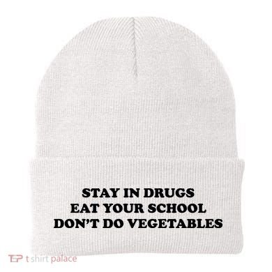 Eat Your School Don't Do Vegetables Beanie