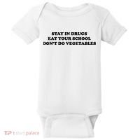 Eat Your School Don't Do Vegetables Baby Bodysuit thumb 0