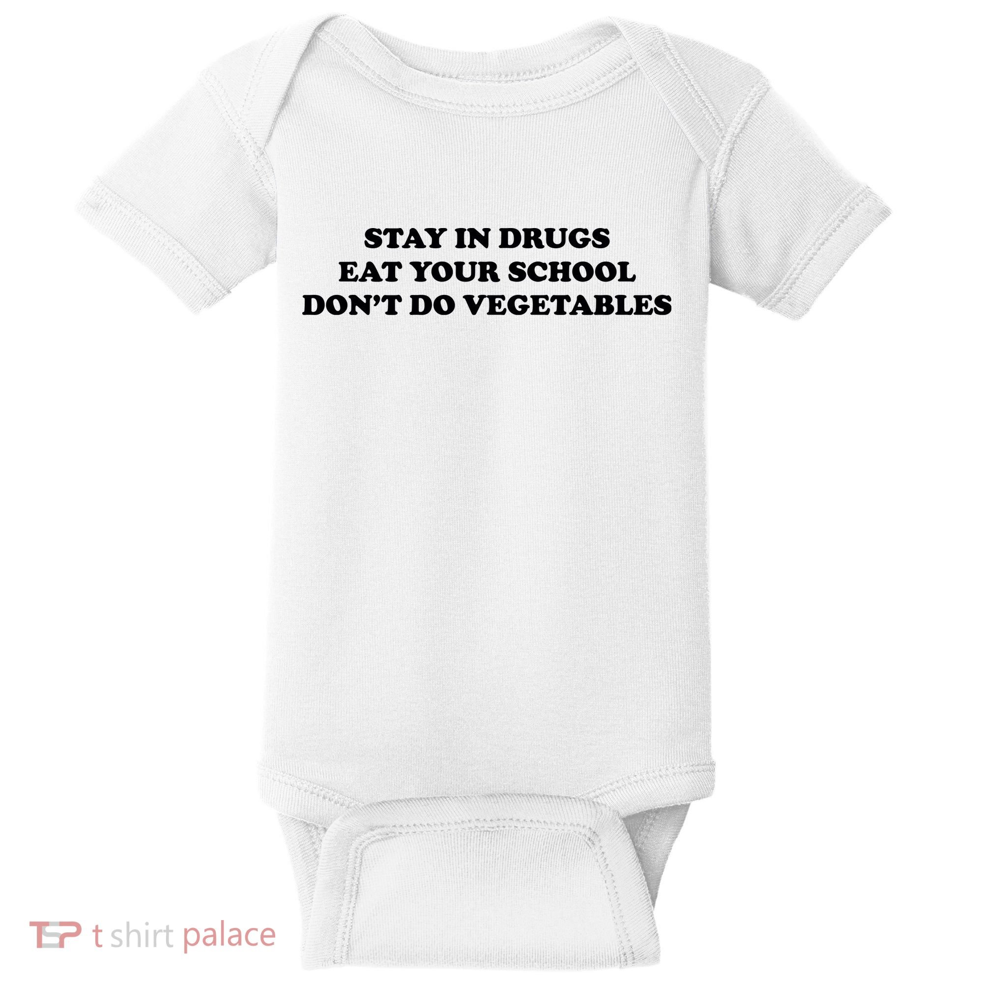 Eat Your School Don't Do Vegetables Baby Bodysuit