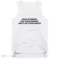 Eat Your School Don't Do Vegetables Tank Top thumb 0