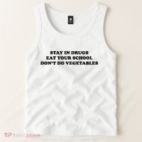 Eat Your School Don't Do Vegetables Tank Top thumb 2