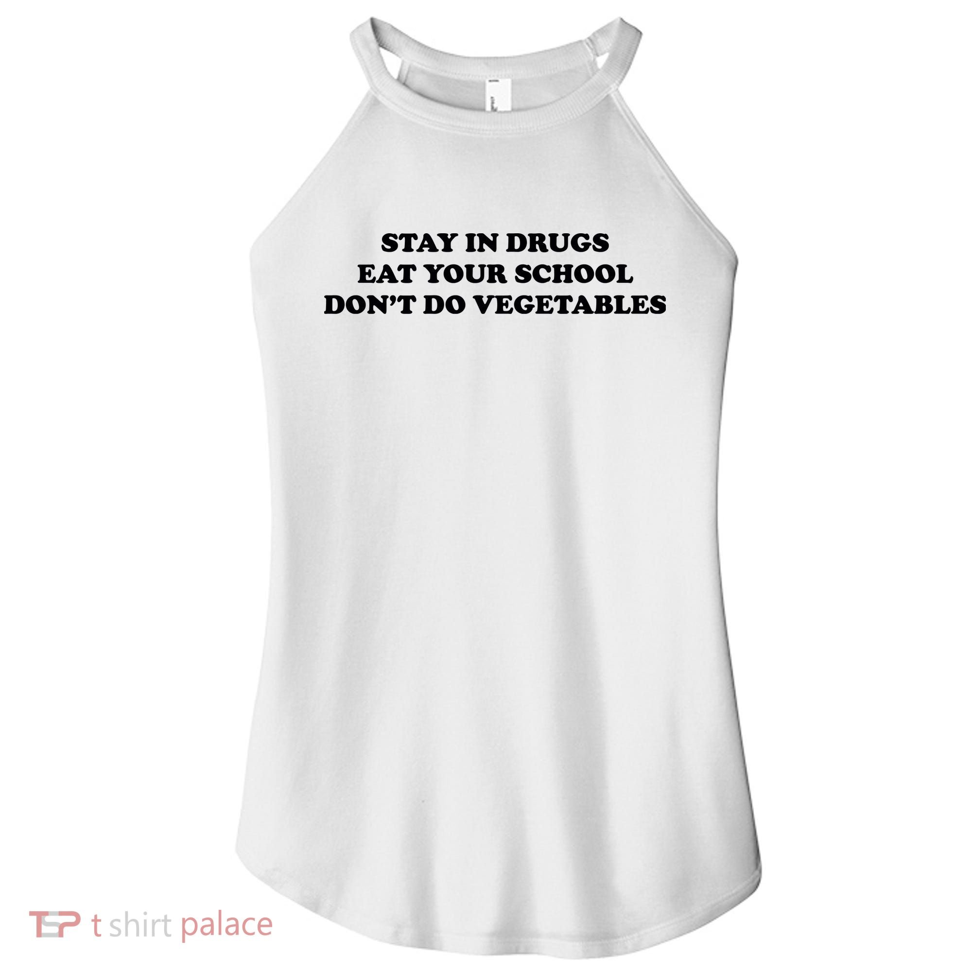Eat Your School Don't Do Vegetables Women's Perfect Tri Rocker Tank