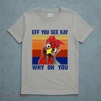 EFF You See Kay Why Oh You Rooster Funny Retro T-Shirt thumb 5