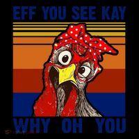 EFF You See Kay Why Oh You Rooster Funny Retro Coffee Mug thumb 5