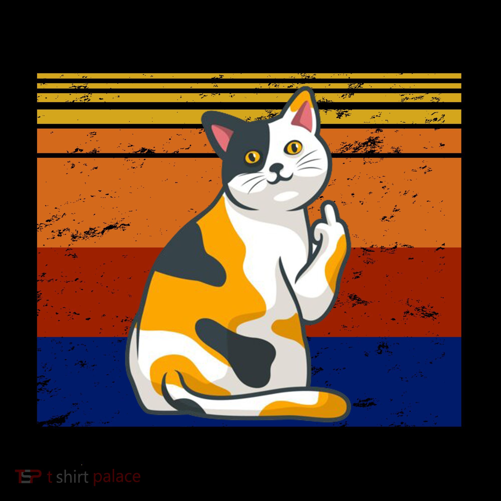 EFF You See Kay Why Oh You Funny Cat Middle Finger Coffee Mug