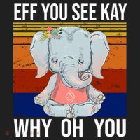 EFF You See Kay Why Oh You Elephant Tumbler thumb 3