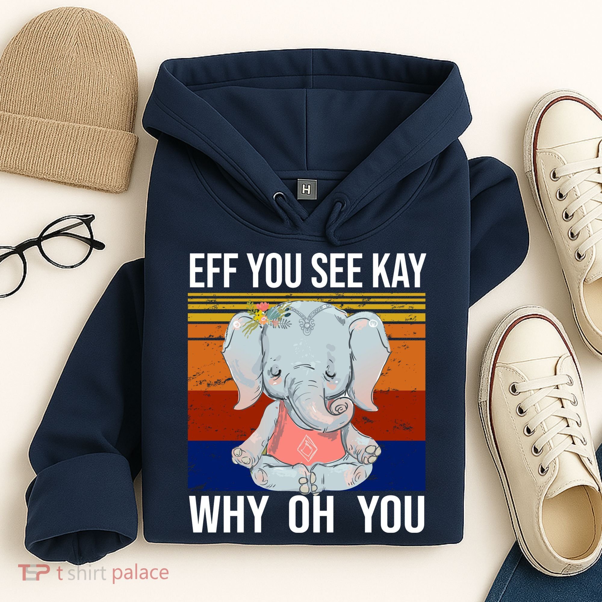 EFF You See Kay Why Oh You Elephant Hoodie
