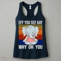 EFF You See Kay Why Oh You Elephant Women's Tank Top thumb 3