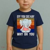 EFF You See Kay Why Oh You Elephant Toddler T-Shirt thumb 2