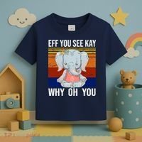 EFF You See Kay Why Oh You Elephant Toddler T-Shirt thumb 3