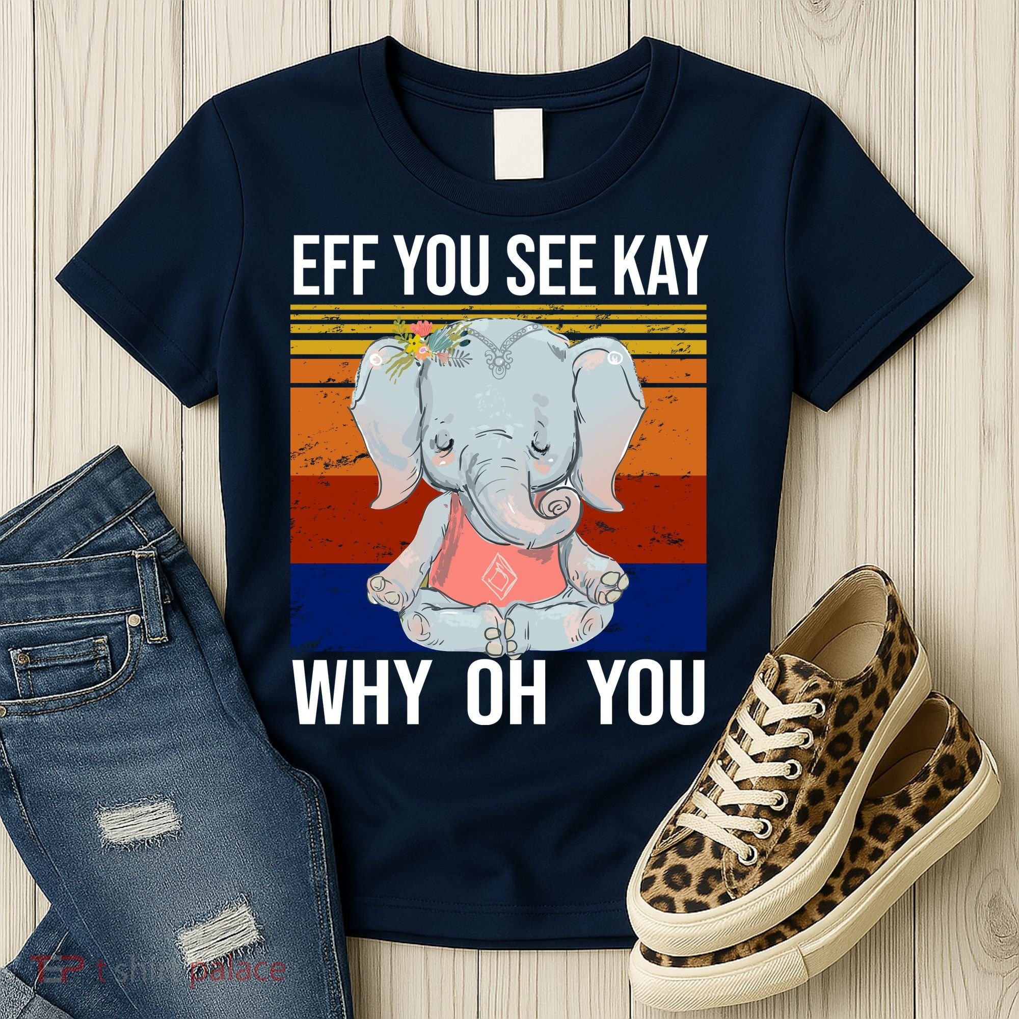 EFF You See Kay Why Oh You Elephant Women's T-Shirt
