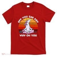 EFF You See Kay Why Oh You Funny Yoga Unicorn T-Shirt thumb 0