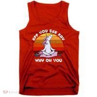 EFF You See Kay Why Oh You Funny Yoga Unicorn Tank Top thumb 0