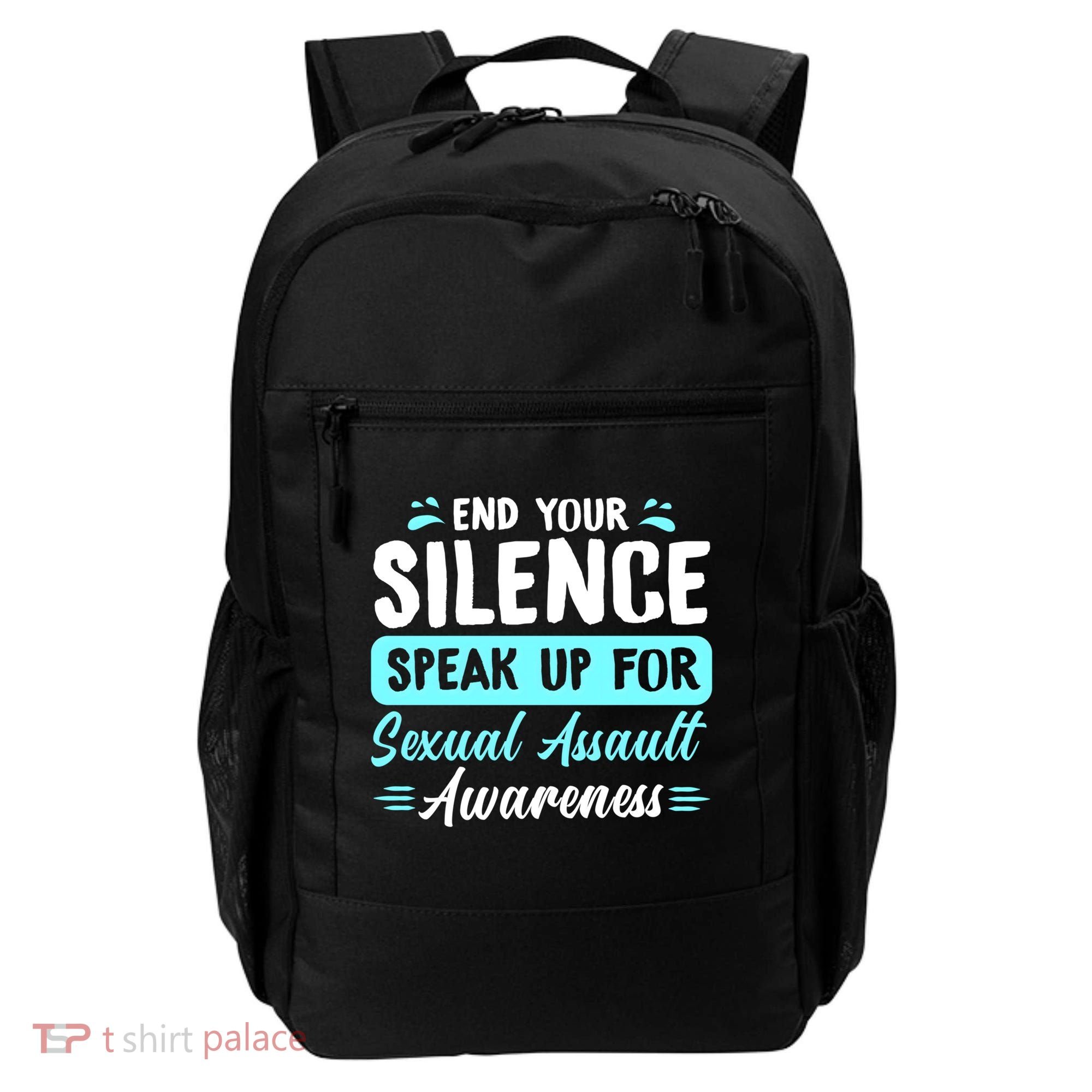 End Your Silence Speak Up For Sexual Assault Awareness Meaningful Gift Backpack