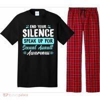 End Your Silence Speak Up For Sexual Assault Awareness Meaningful Gift Pajama Set thumb 0