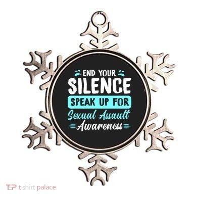 End Your Silence Speak Up For Sexual Assault Awareness Meaningful Gift Ornament