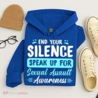 End Your Silence Speak Up For Sexual Assault Awareness Meaningful Gift Hoodie thumb 4