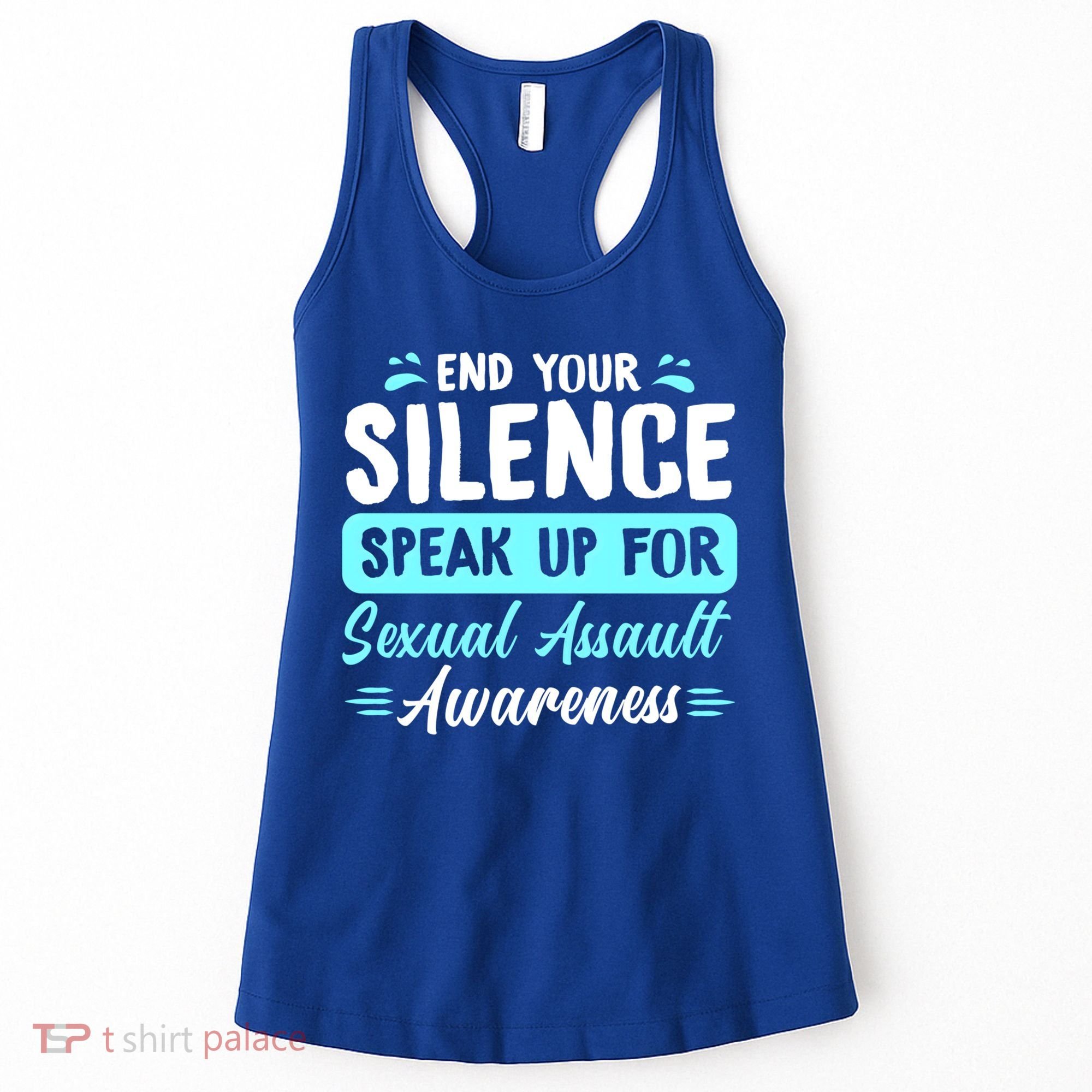 End Your Silence Speak Up For Sexual Assault Awareness Meaningful Gift Women's Tank Top