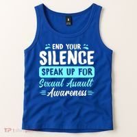 End Your Silence Speak Up For Sexual Assault Awareness Meaningful Gift Tank Top thumb 2