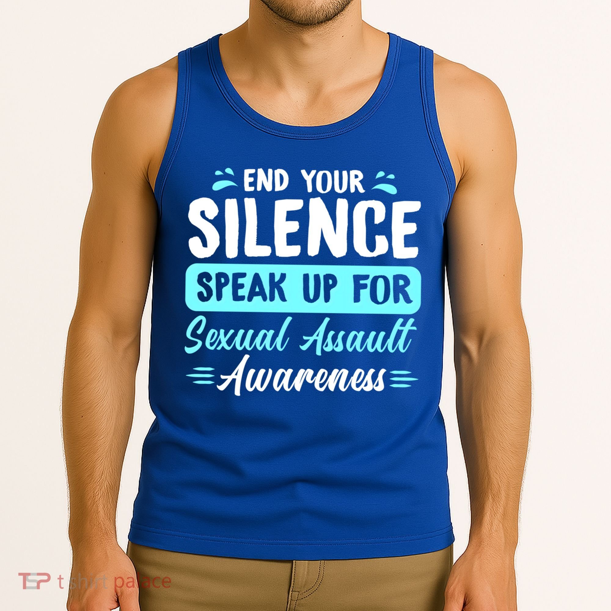End Your Silence Speak Up For Sexual Assault Awareness Meaningful Gift Tank Top
